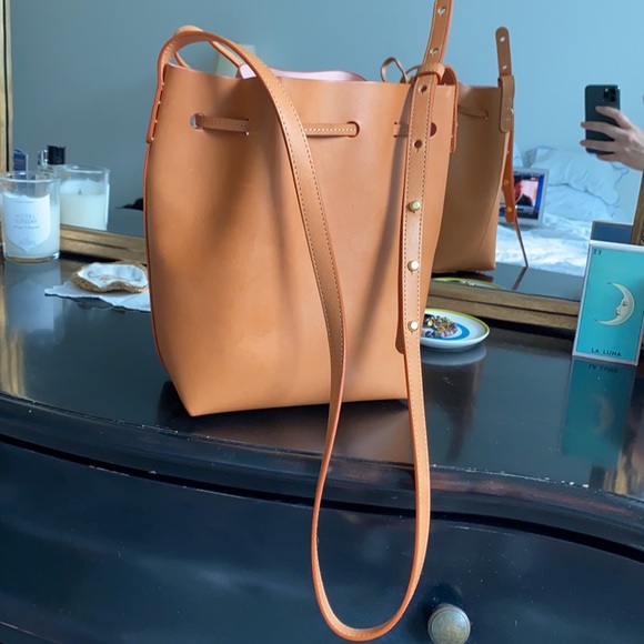 Mansur Gavriel bucket bag Cammello/Rosa - Picture 5 of 7